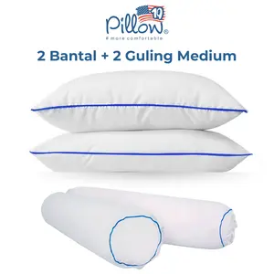 PROMO Paket 2 Bantal + 2 Guling Double Complete 109 pillow