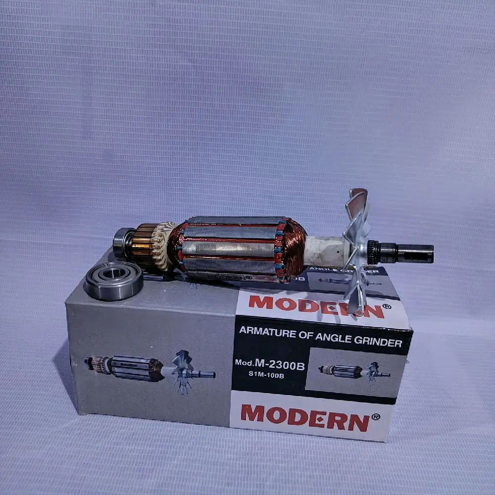 Modern Armature of Angle Grinder Mod M-2300B S1M-100B untuk Mesin Pengasah Sudut