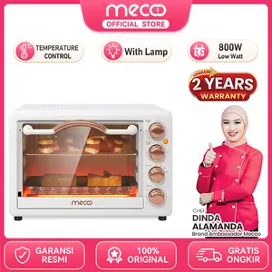 【COD】Mecoo Aesthetic Electric Oven 22 Liter 400-800 Low Watt Oven Listrik