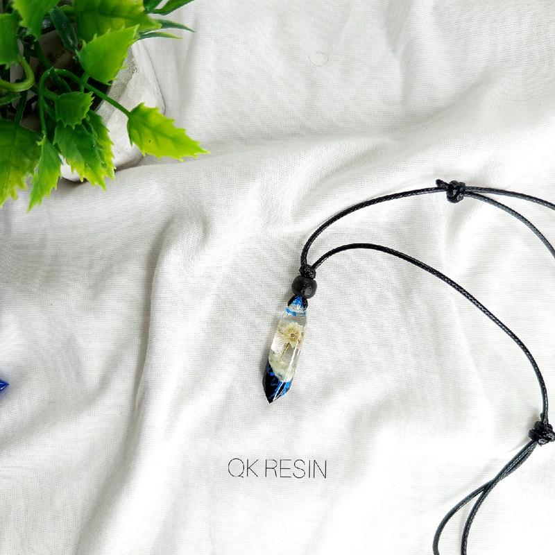 glow in the dark Kalung Resin / isi Bunga edelws QK Resin 2