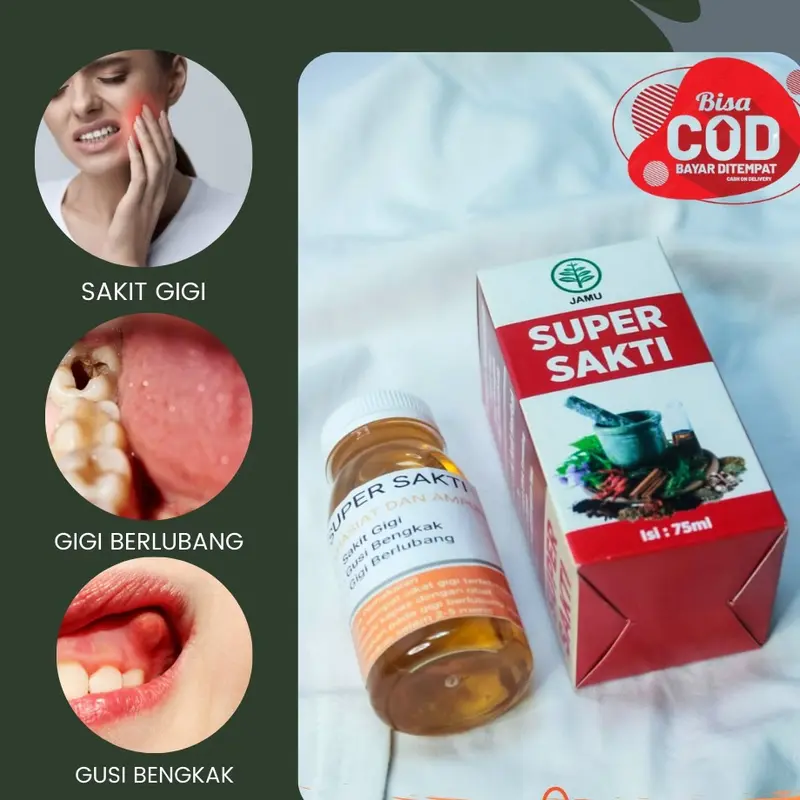 Obat Sakit Gigi Berlubang Gusi Bengkak Obat Tetes Dan Kumur Bau Mulut Super Sakti Bantu Atasi 1