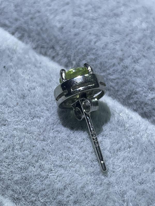 Natural Gems peridot earrings 1