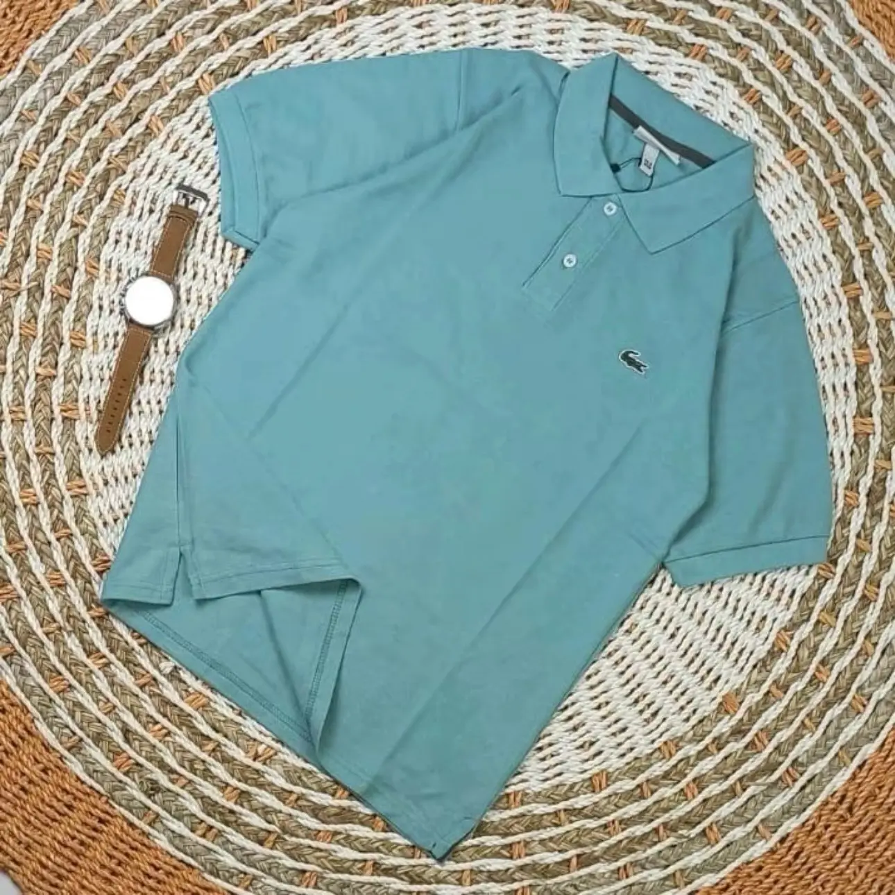 Kaos Kerah Pria Lengan Pendek / Atasan Pria Terkini / Baju Pria Bahan Katun Warna Hitam  Putih Polo Distro Cowok Dewasa Kancing