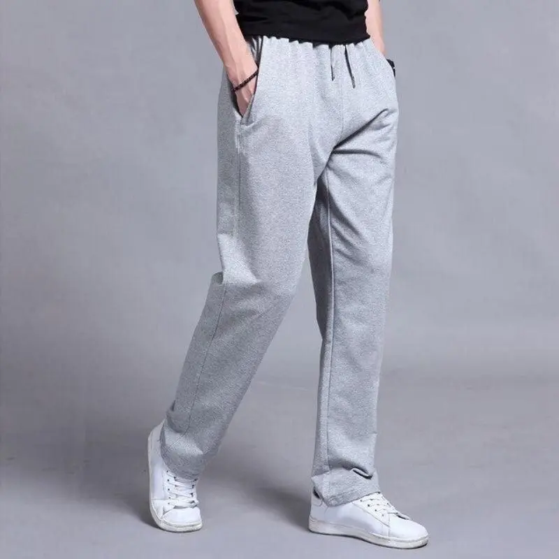 Celana Training Pria / Wanita Dewasa Panjang Unisex Kain Cepat Kering Pants Dingin Sweatpants Trening Training Jogging 7