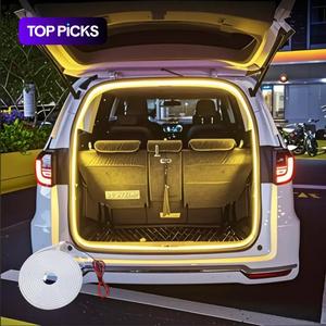 究極の車用トランクLEDライトストリップ - 自動開閉検知、カットして取り付け可能、ワイヤレスRGBアンビエントライト、SUVやバン、トラック向け、車好きの男性へのクールなギフト #TOP PICKS