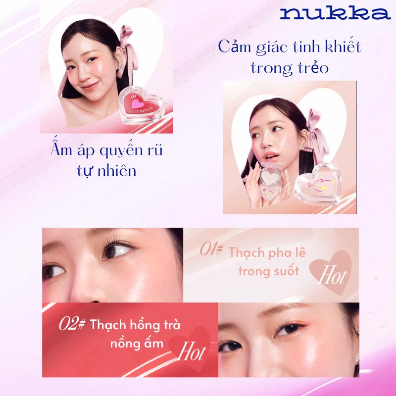 Product Introduction of [Live] Nukka Má Hồng Kem Highlight Hiệu Ứng Ánh Nước - Căng Bóng Dưỡng Ẩm, Tạo Khối Khuôn Mặt, Nâng Tone Tự Nhiên 1