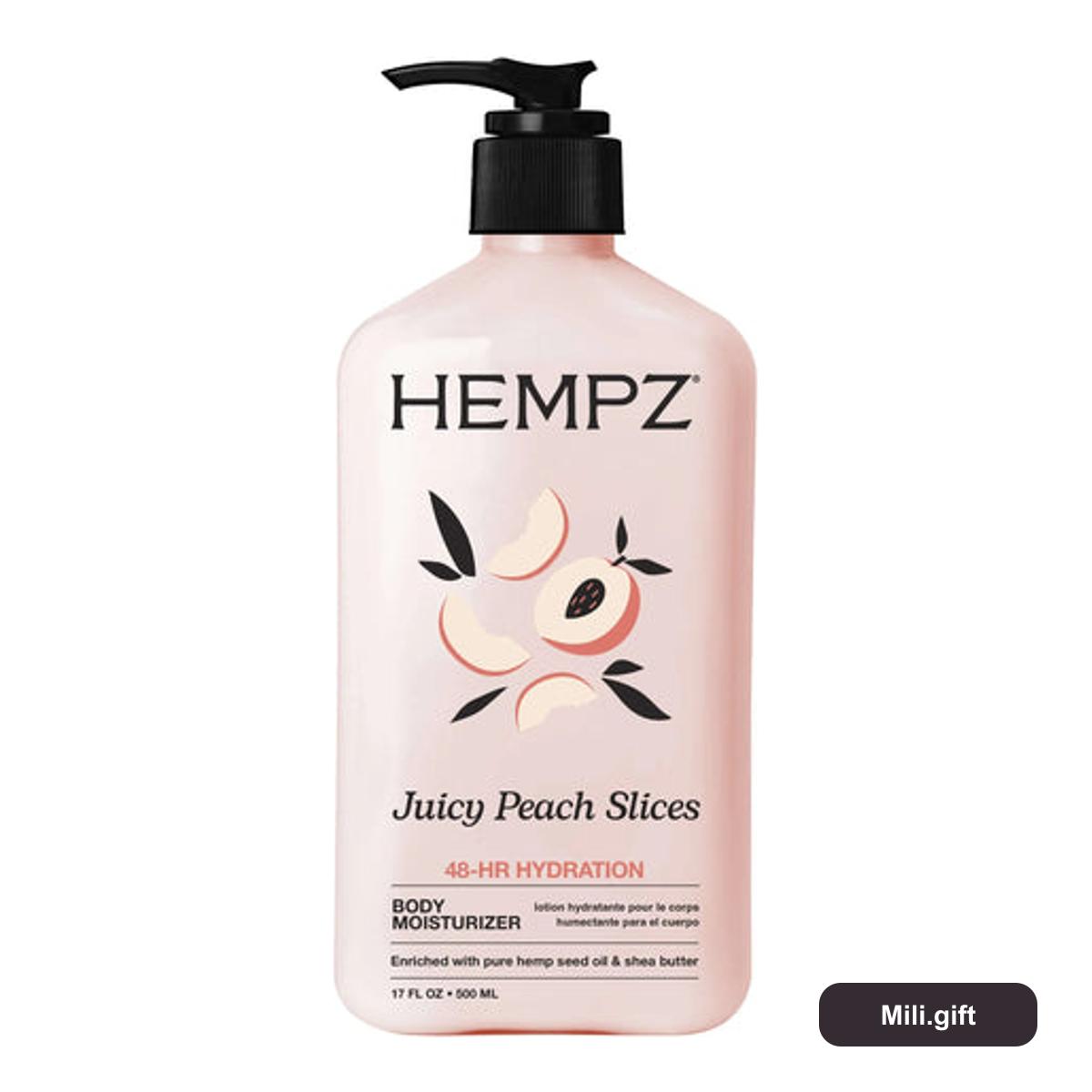 Sữa Dưỡng Thể Hempz Juicy Peach Slices Herbal Body Moisturizer 17 fl oz / 500 ml