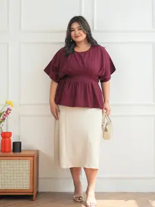 Xtramiles - Matilda Blouse Rayon Big Size Plus Size | Blouse Wanita