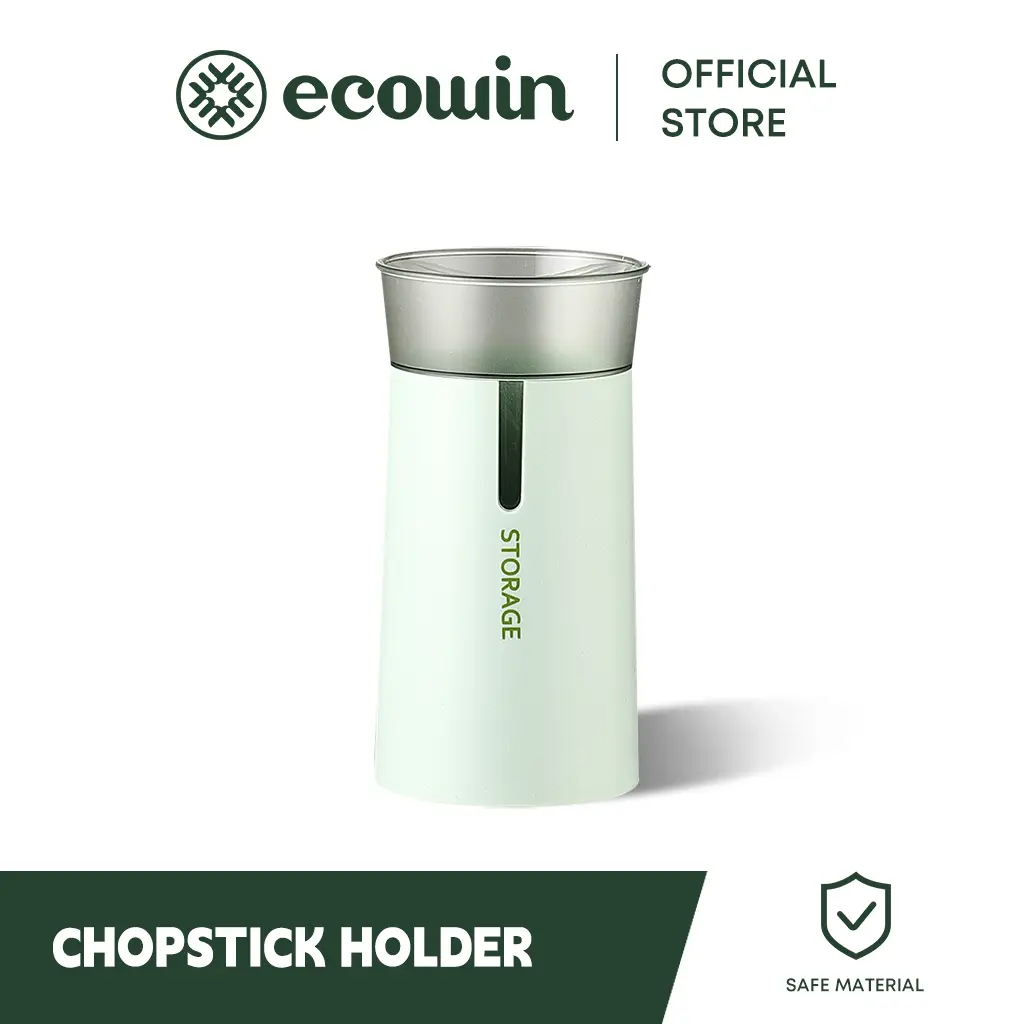 （FLCP）Ecowin tableware storage tube XINYUE series white/green chopsticks, spoons and other kitchen utensils storage Organiser Racks