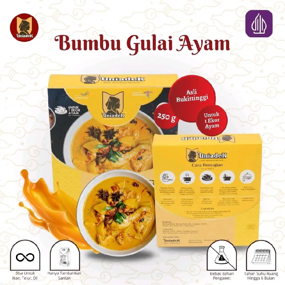 Bumbu Gulai Ayam 250g Uniadek