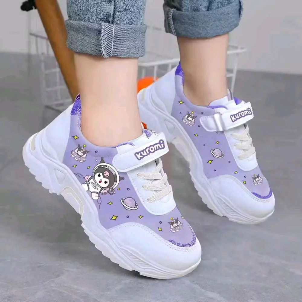 Sepatu Sneaker Anak Motif kuromi Terbaru Realpict trendy shoes trainer