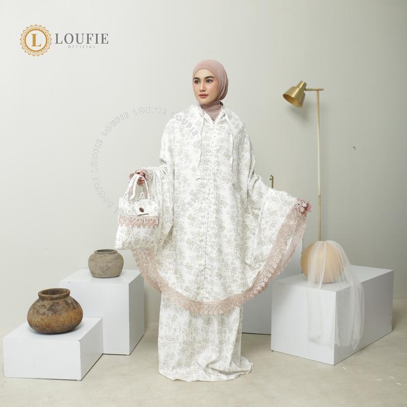 Loufie - Mukena Dewasa Katun Mikro Foil Premium Series Khalisa 1