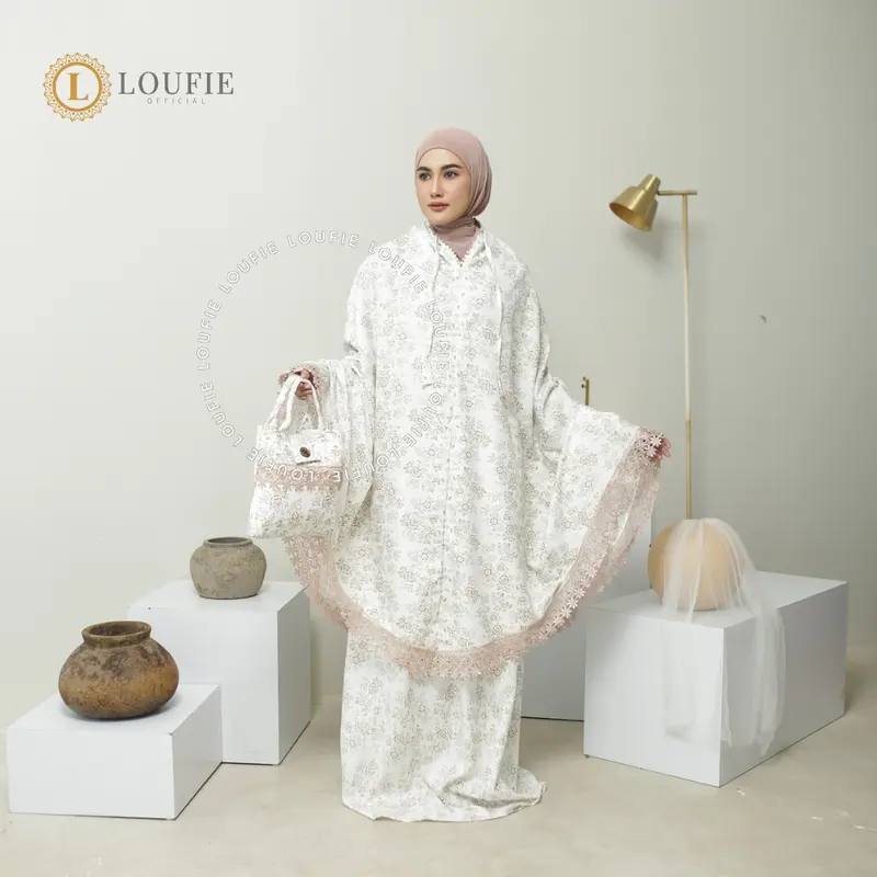 Loufie - Mukena Dewasa Katun Mikro Foil Premium Series Khalisa 0