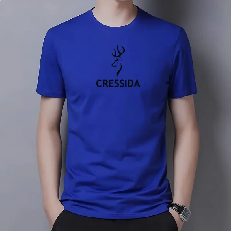 Kaos Cresida Lengan Pendek Oblong Pria Bahan Katun Combed 30s Tshirt - Nyaman & Stylish 4