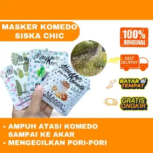 Masker Komedo Siska Chic - Ampuh Mengatasi Komedo & Mengecilkan Pori-Pori - 10gr/pcs - Pria, Wanita