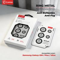 Gambar COPPER Ring Pelindung Kamera Kompatibel Untuk - Samsung Galaxy S26 - Plus/Ultra - Ring Metal Anti-Reflective (AR) dan Anti-Fog (AF) - S26, Blue dari Copper.Medan Kota Medan 1 Tokopedia