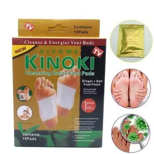 ( PAKET HEMAT 3 BOX KINOKI 30 PADS ) KINOKI GOLD DETOX KOYO KAKI ASLI HERBAL ORIGINAL Foot Ginger