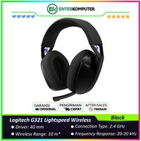 Gambar Logitech G321 Lightspeed Wireless Gaming Headset - Black dari Enter Komputer Official Kota Administrasi Jakarta Pusat 1 Tokopedia