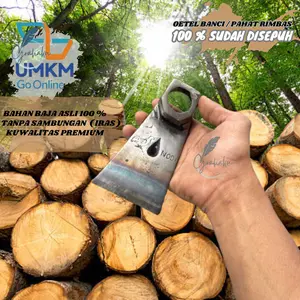 Rimbas Pahat Baja Sepuhan 100 % Super Tajam - Pahat Kayu Cangkul Kecil Anti Gompal