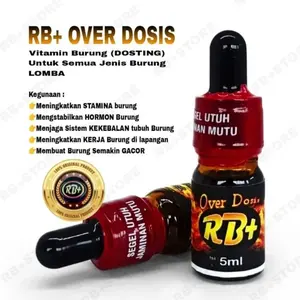 RB+Original Over Dosis 5ml Vitamin Dosting Doping Untuk Semua Burung Kicau Lomba