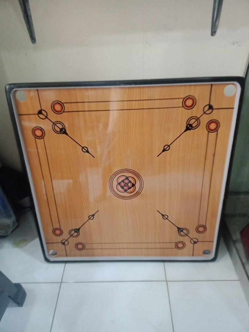 papan karambol ukuran 100x100cm bonus biji&cristal. Board