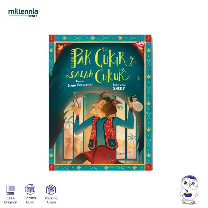 DAR! Mizan – Pak Cukir Salah Cukur| Buku Cerita Anak| Cerita Lucu tentang Cukur Rambut