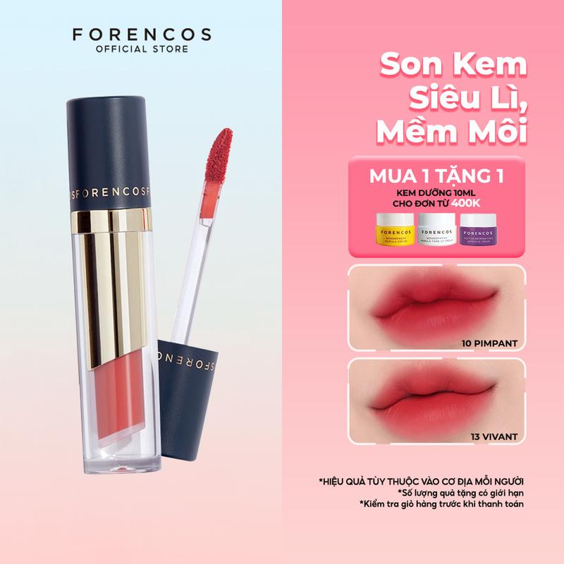Son Kem Lì Mềm Mịn Môi và Lâu Trôi Forencos Tattoo CLAIR Velvet Tint 4g