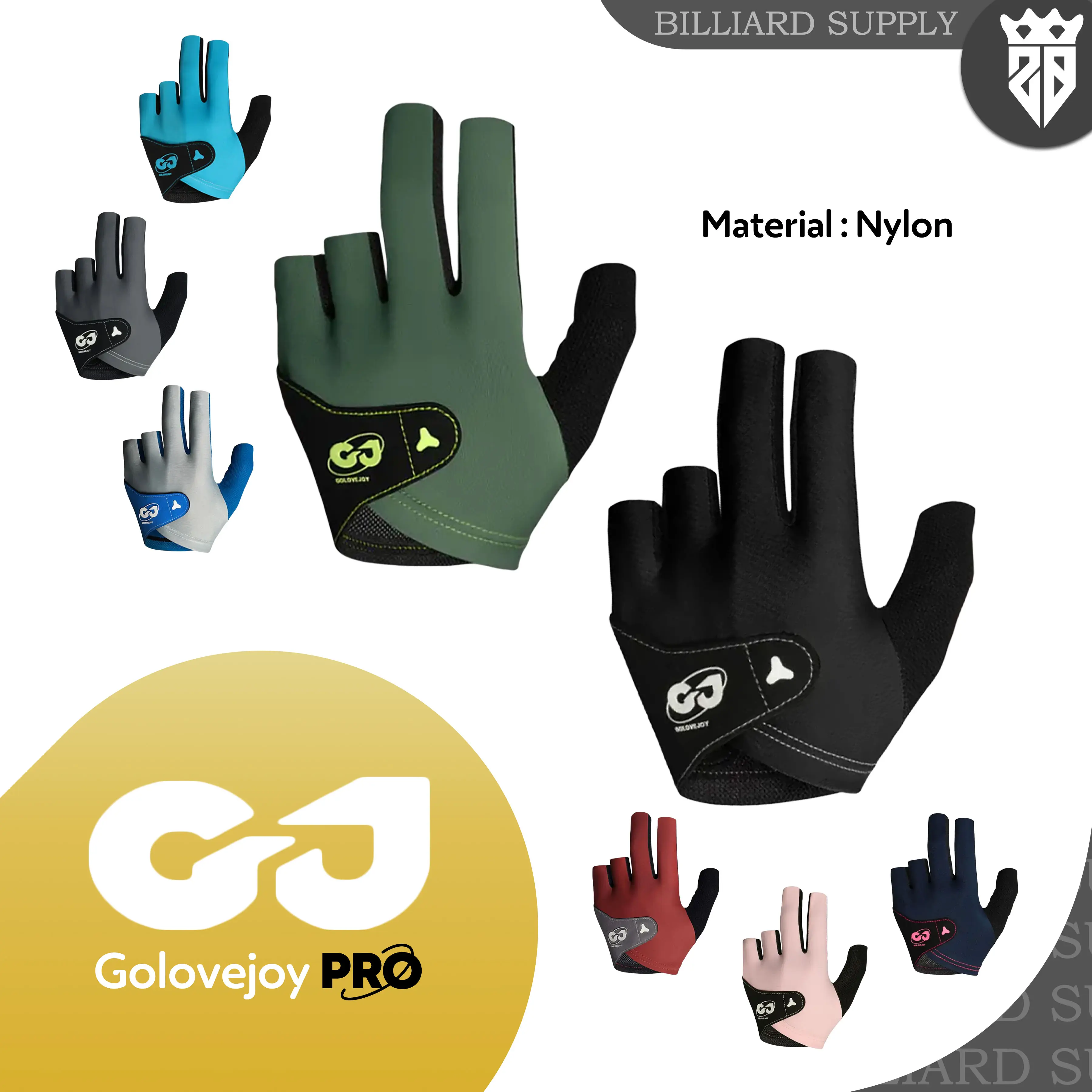 GOLOVEJOY PRO SERIES Model Sarung Tangan Billiard Anti Slip ORIGINAL | Golovejoy Pro Series Billiard Gloves