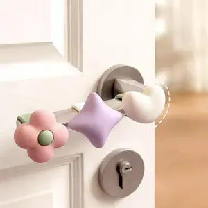 99KHOME Karet Pengaman Gagang Pintu Rumah Anti Benturan Dinding Silikon Lentur Karakter K1520