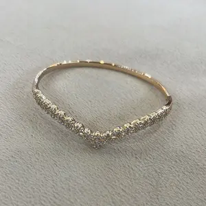 Gelang Bangle permata wanita bb 50-80 kg Titanium