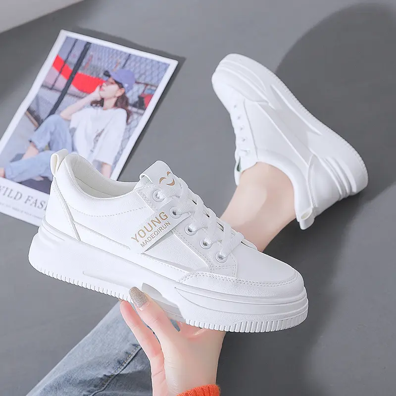 【100% impor】 sepatu sepatu wanita sepatu kasual sepatu kets sepatu kets kasual casual terbaru imurah keren COD Merah 4