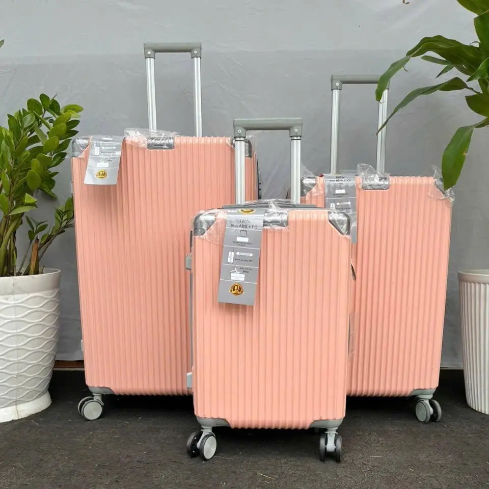 (KHO HCM-Vali Anh Loan)-VL01 Vali Du Lịch Khoá Kéo (TẶNG TÚI ĐỰNG GIÀY) Size 20,24,28. Nhựa dẻo Đàn ABS+PC Hồi Tốt,Có Khoá Bảo Mật.BH 2 Năm phụ kiện rời.lỗi 1 đổi 1 mphí.