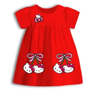 Daster Anak Perempuan Hellokitty Pita fashion