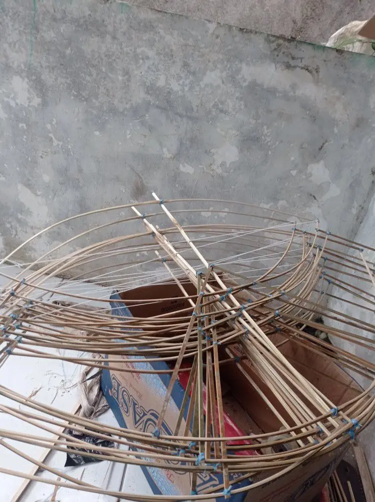 Product Introduction of layang2 gapangan ceper siap terbang t 75cm L 85 cm 3