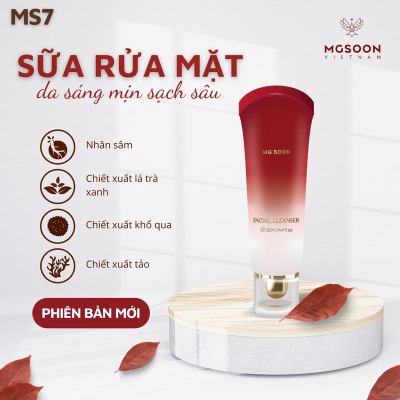 SỮA RỬA MẶT SÂM ĐỎ - MG SOON - Ngừa Mụn Và Làm Sạch Sâu Cho Mọi Loại Da Dưỡng Ẩm Tea Nữ Women Hỗ Trợ Trắng Sáng Da dầu Skincare srm sữa rửa mặt da nhạy cảm