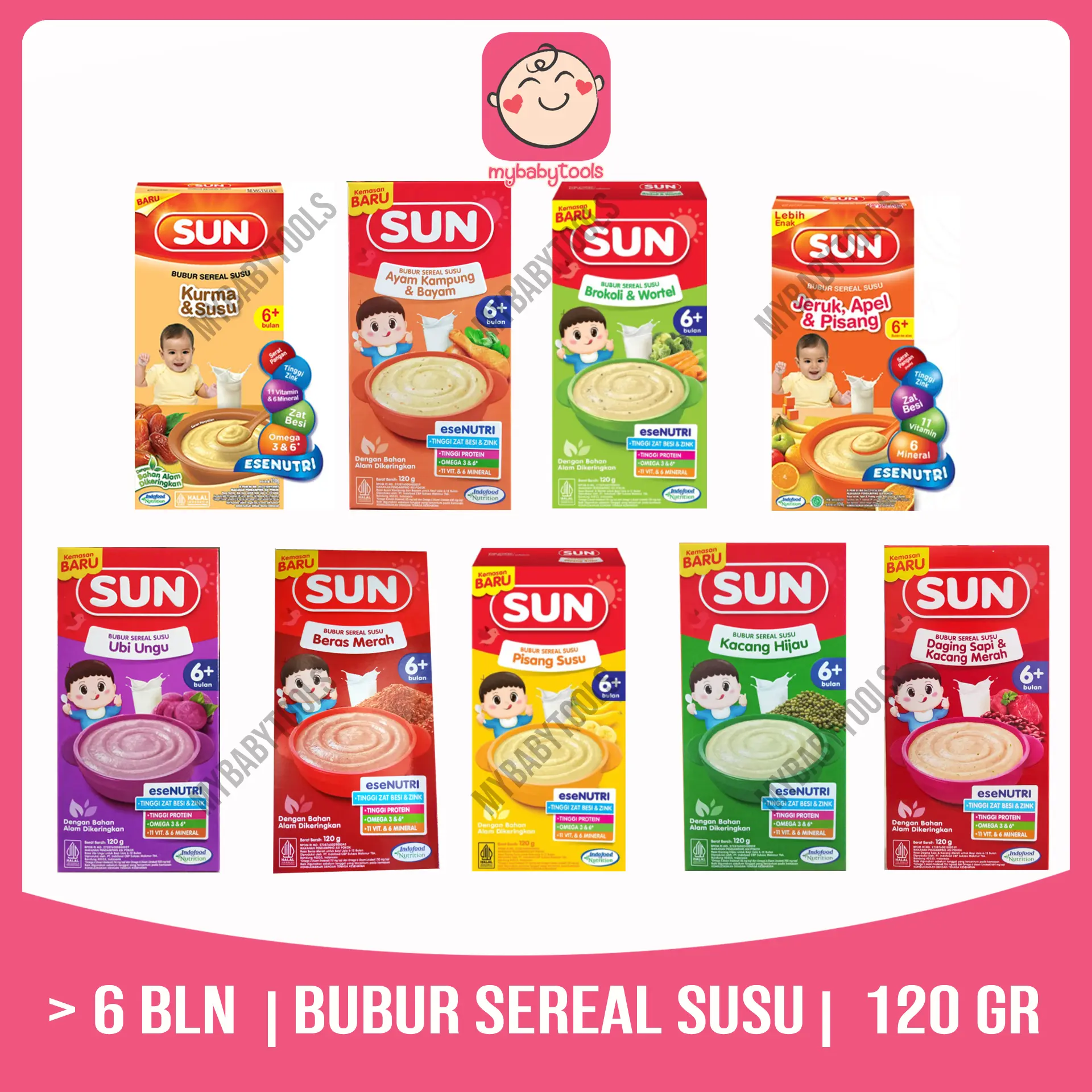 Sun Bubur Sereal Susu 120gr - Bubur Bayi