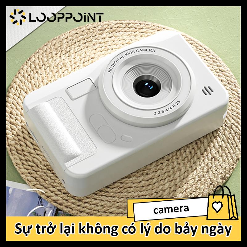 LOOPPOINT Máy ảnh kỹ thuật số Chụp ảnh & Video CCD HD 2.4IPS Màn hình 8x Zoom Mini Pocket Camera cho sinh viên Quà tặng 1