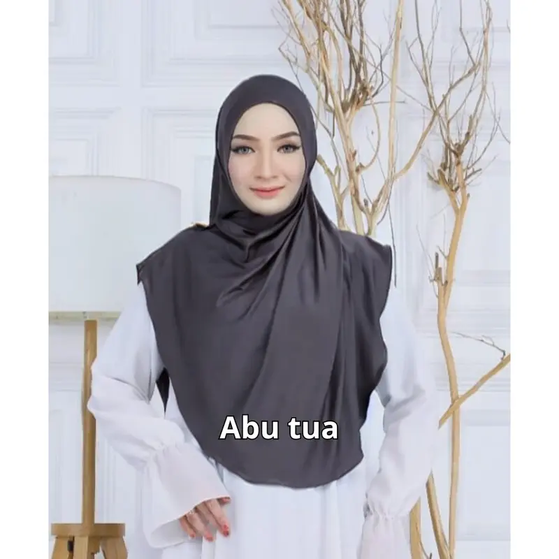 Mels Hijab - Instant Jiso Falerina (Jilbab Simple Non Pad) Kerudung Jersey Super Kekinian 4