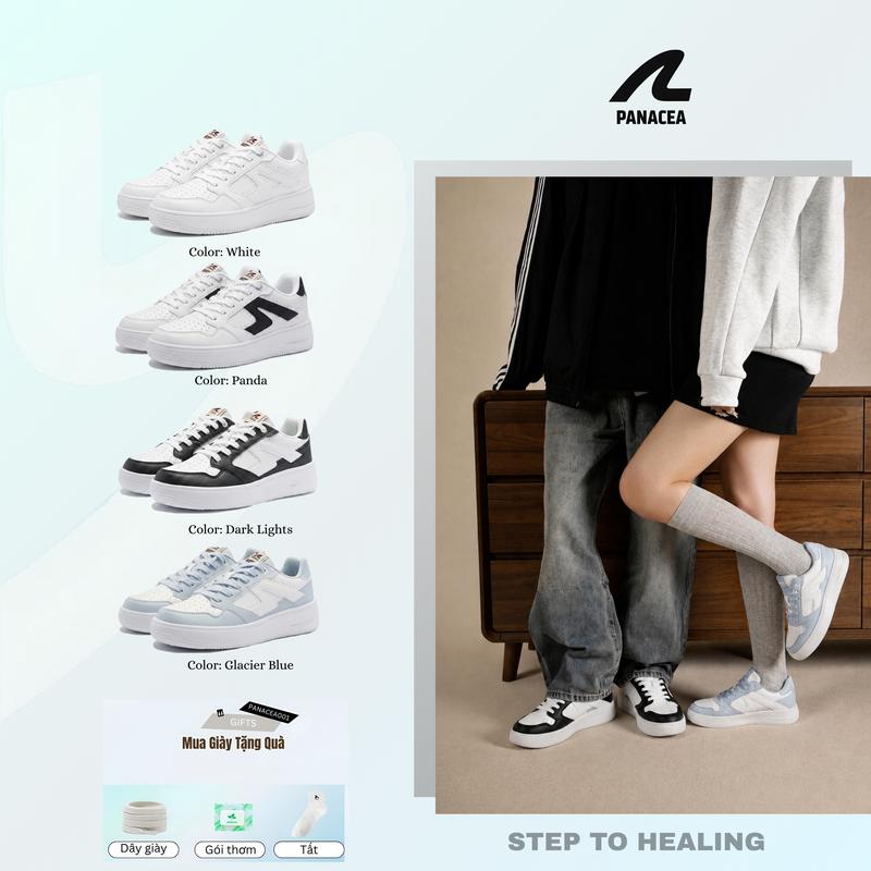 Sneaker Nam Nữ Unisex Panacea ASTRA - Basic Năng Động Đế Bằng Chống Nước Size 36-44 Giày Thoải Mái Phù Hợp Đi Chơi Đi Làm