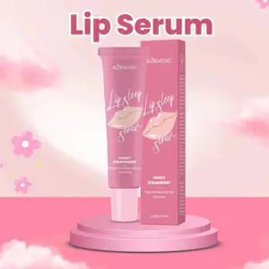 ￼KORMESIC Lip Sleeping Serum 15ml Melembabkan Merawat Bibir Kering & Pecah Pecah Mencerahkan Bibir Secara Alami Brightening Lip Treatment untuk Melembabkan Mencerahkan Kulit Bibir Untuk Bibir Kering Hitam dan Pecah Magic Lip Glow Serum