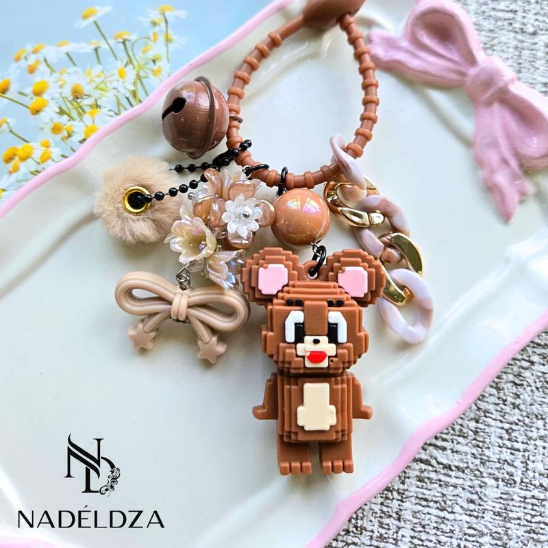 Nadeldza Bag Charm Karakter Tom n Jerry Legoo Kartun Lucu Bunyi Lonceng/ Gantungan Tas Kartun Kucing Lucu 2