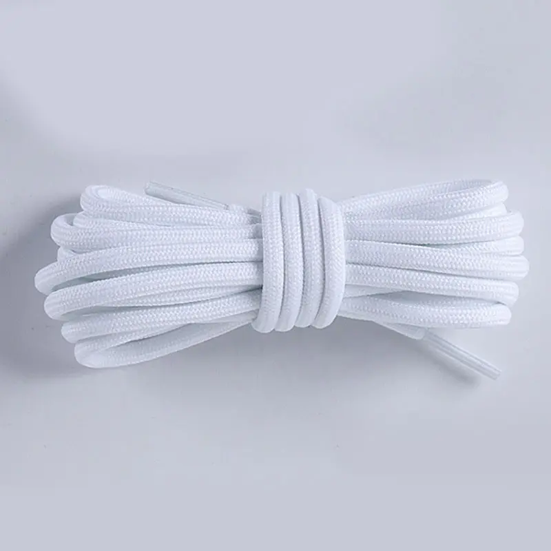1 Pair Sports Shoelaces Basketball Colorful Shoelace Round Bold Sport  Accessories Comfortable