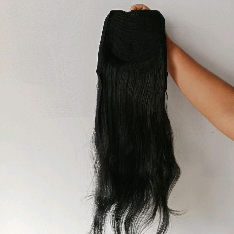 Pony tail tali/pony tail curly/pony tail lurus blow 3