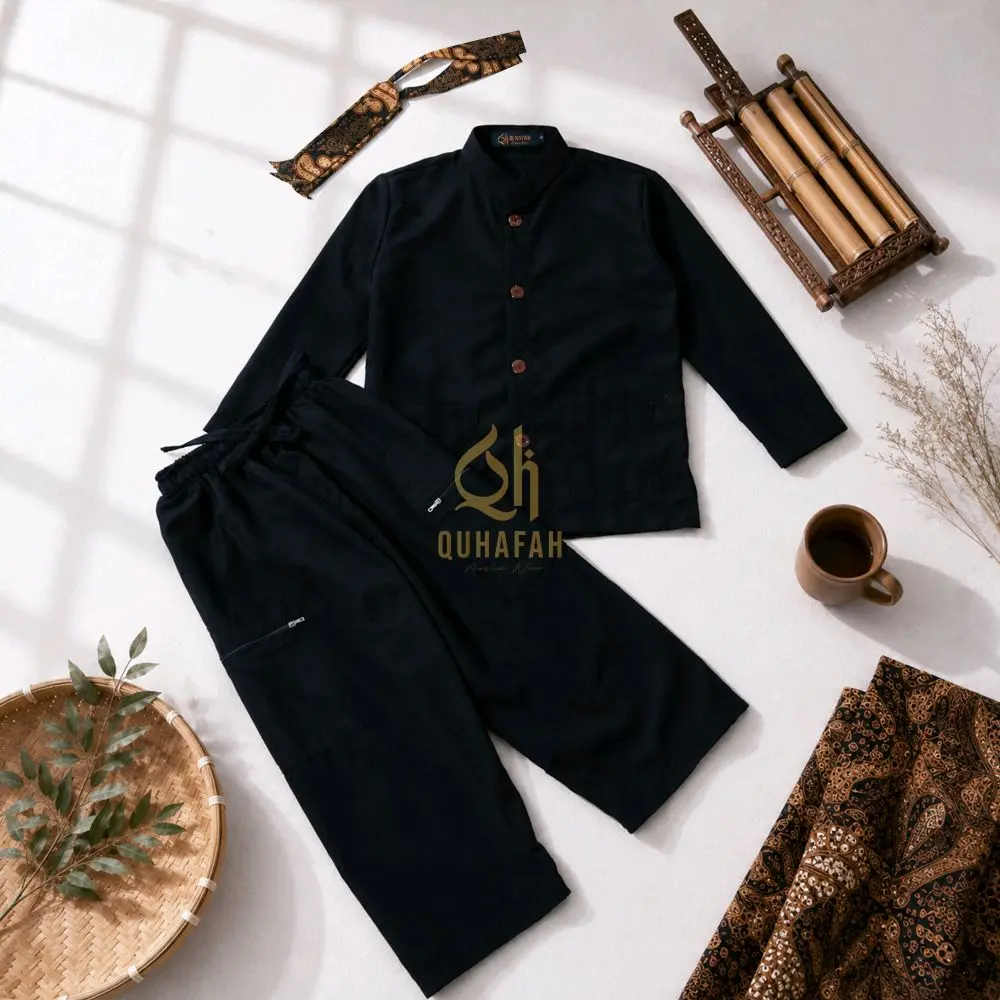 ACUKSAE Setelan pangsi anak batik/polos bahan katun bswy grad A di jamin tebal dan nyaman di pake
