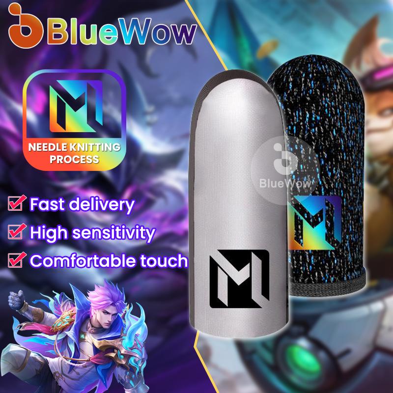 Găng tay trò chơi tùy chỉnh, BlueWow, Thích hợp cho trò chơi di động PUBG và MLBB, Dòng Gradient đầy màu sắc, Găng tay Ngón Tay Cái chống mồ hôi 86 chân, [Thanh Toán Khi Nhận Hàng]
