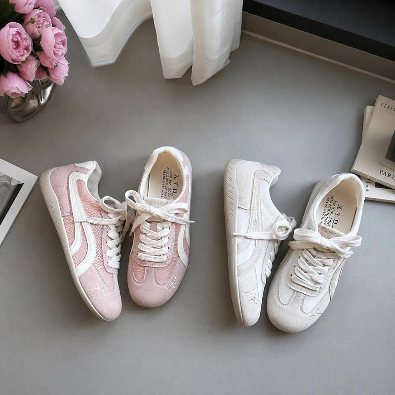 Giày Sneaker - Da Lộn Phối Màu Xinh, Đi Êm Chân, Phù Hợp Đi Làm Đi Học Đi Chơi (LM64)