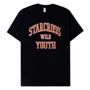 T-shirt STARCROSS - youth font 04- premium black