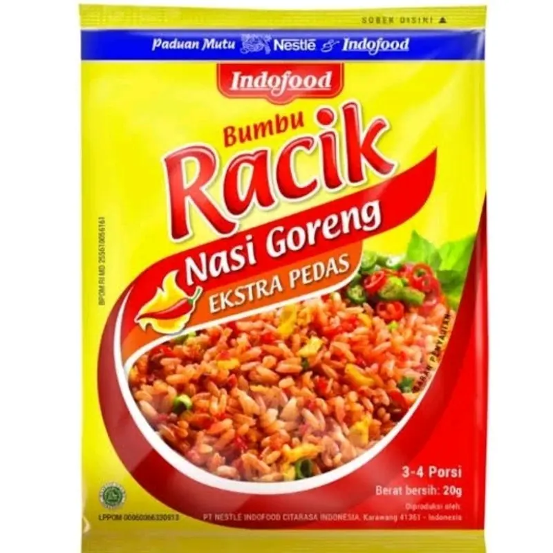 Racik Bumbu Nasi Goreng Extra Pedas (20gr X 10.pcs) Instan 0