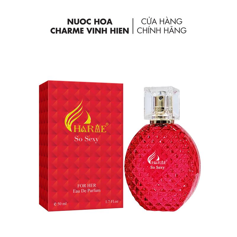  Nước Hoa Charme SO SEXY 50ml - Cosmetic Xịt Thơm Women - H R V E 