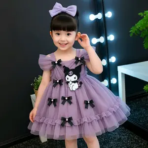 Dress Kuromi Sabrina Pita Gemas Terlalu Kiyut Tutu Anak Cantik Bahan Premium Nyaman untuk Acara Mommy Event